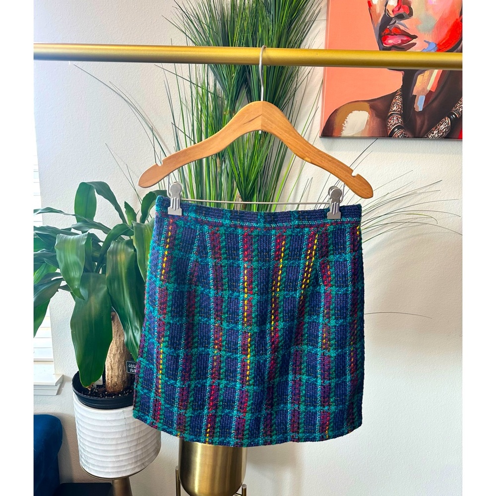 VTG Star C.C.C. Tweed Mini Skirt - Size 11